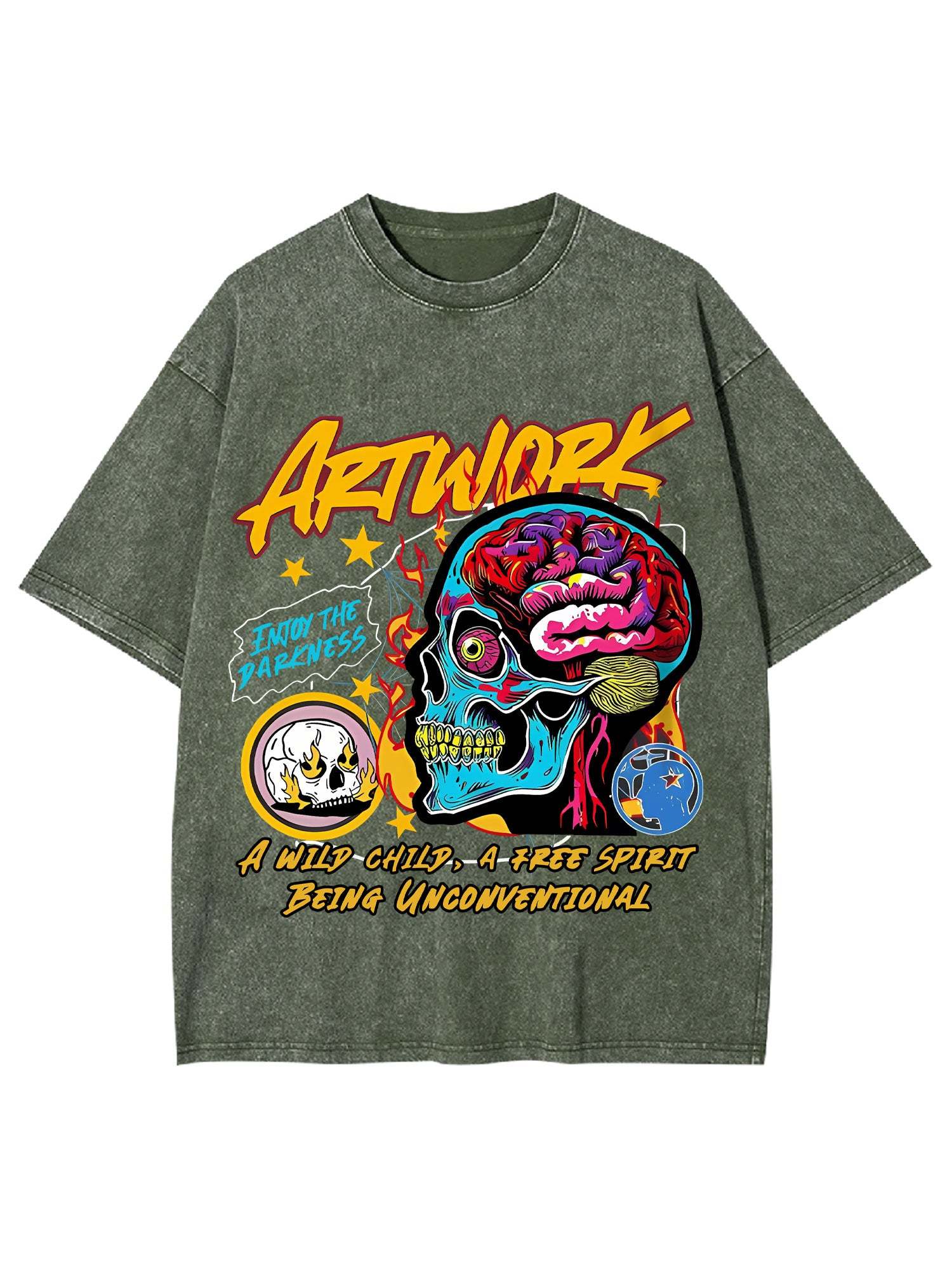 Artwork Washed Tshirt