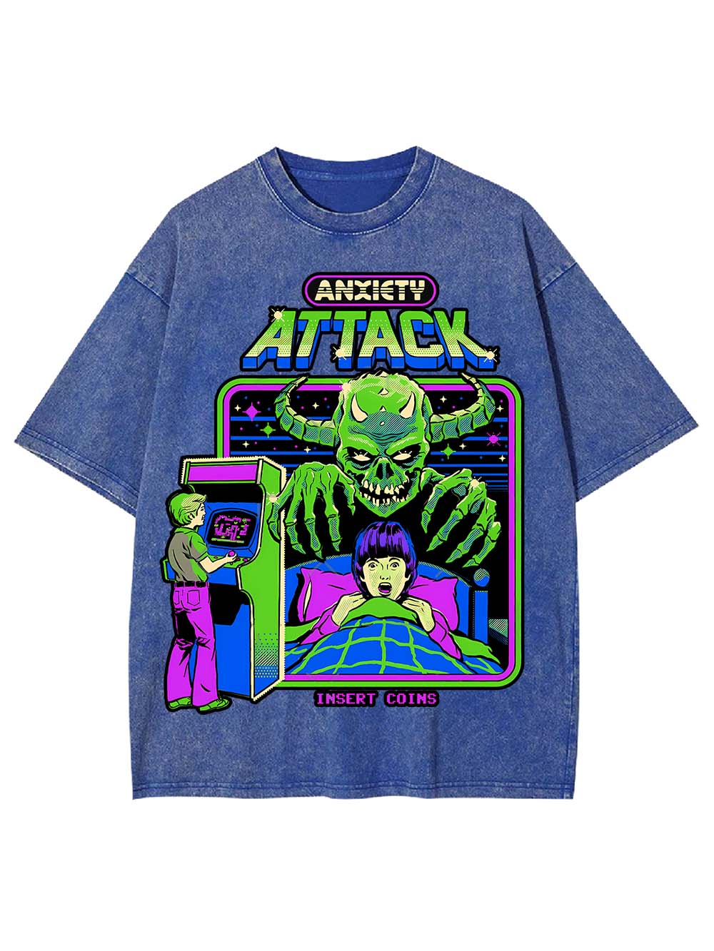 Anxiety Attack Washed Tshirt