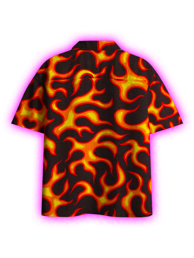 Hellfire Button Up Pocket Shirt