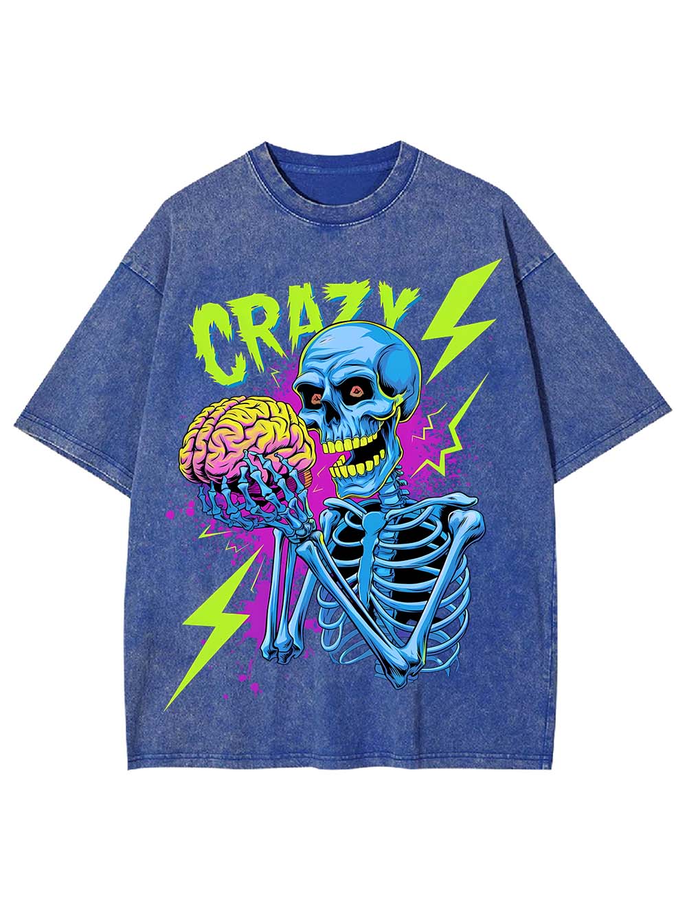 CRAZY MINDS UNLEASHED WASHED TSHIRT