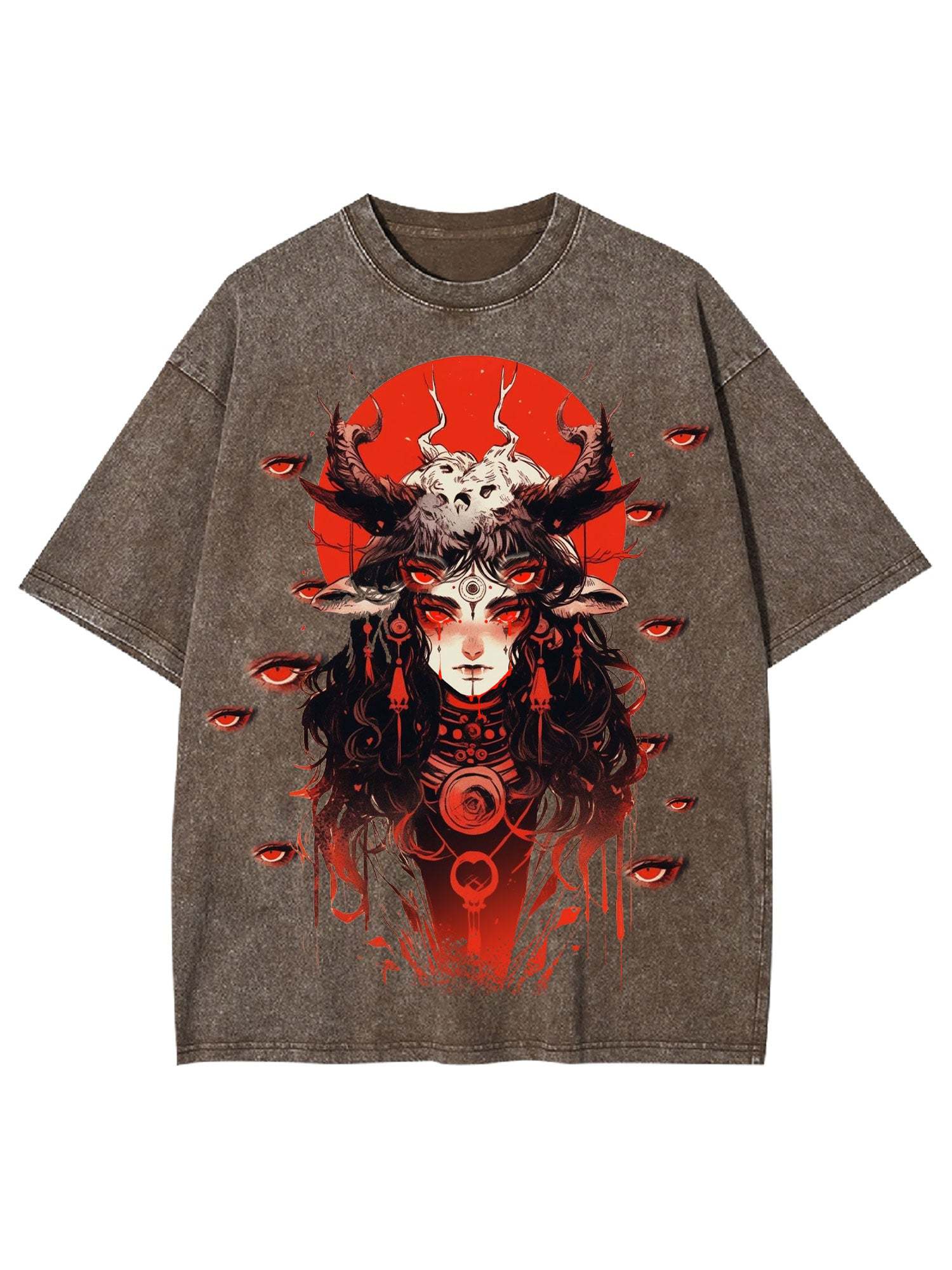 Multiple Eyes Spirit Washed Tshirt