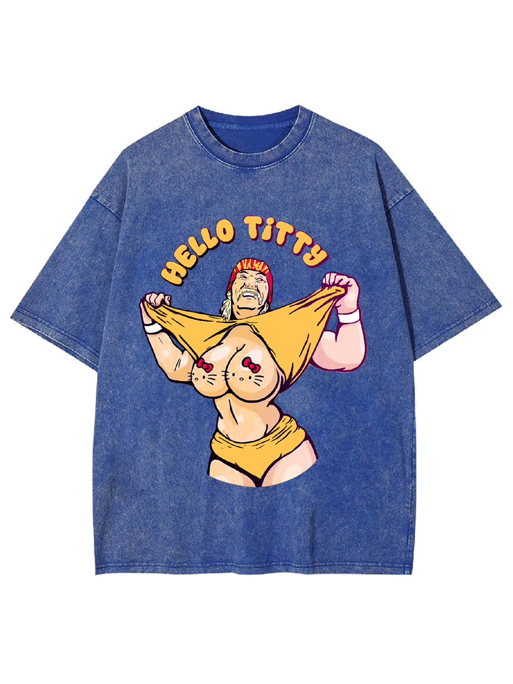 "Playful Parody Unveiled" Washed Tshirt