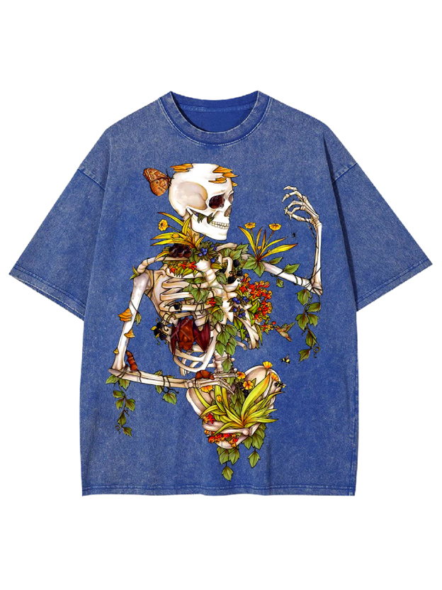 Floral Rebirth Washed Tshirt