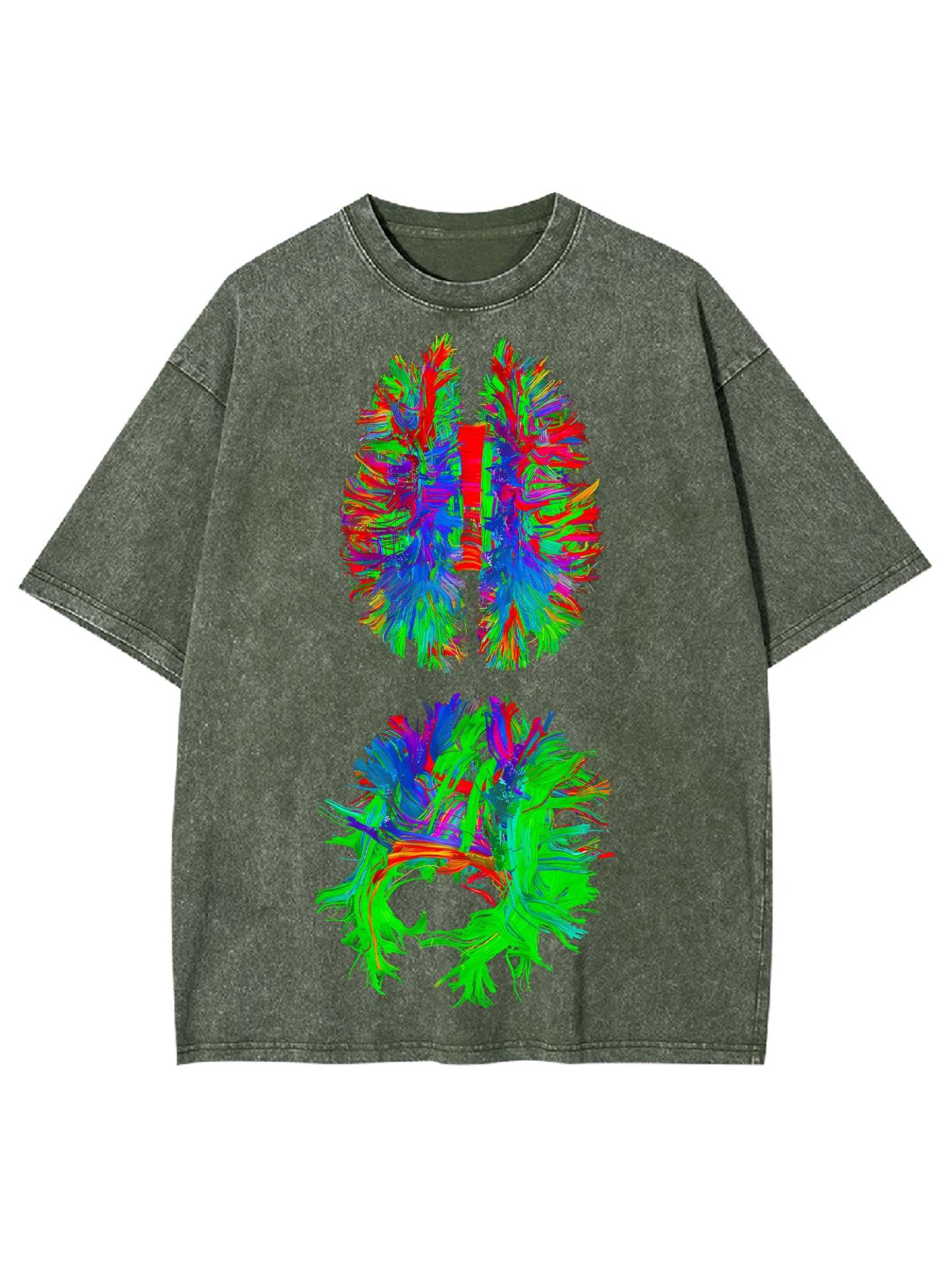 Thermal Imaging Brain Washed Tshirt