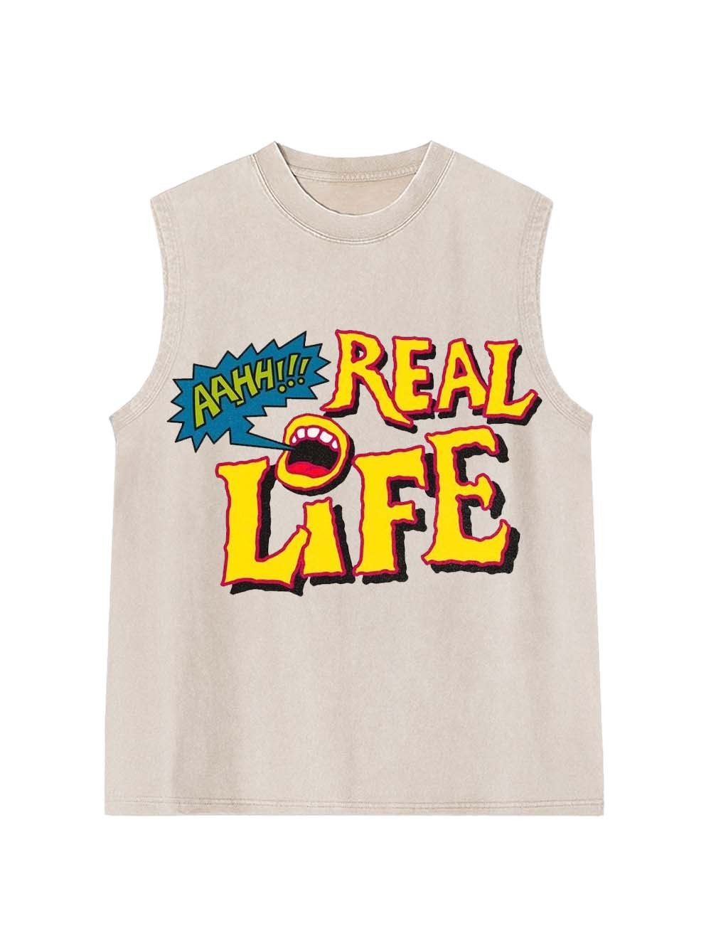 AAHH!!! Real Life Washed Tank Top
