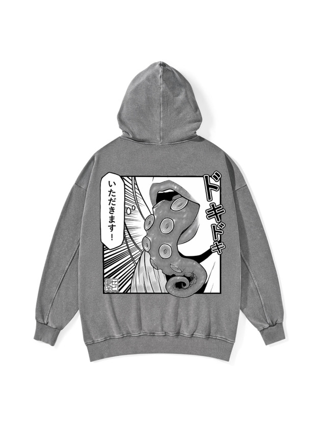 Tentacle Washed Hoodie