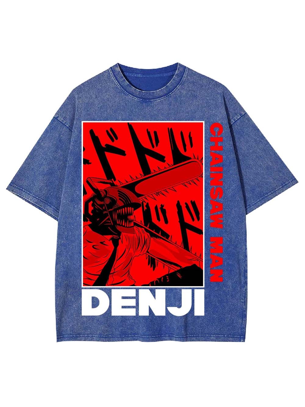CHAINSAW MAN WASHED TSHIRT