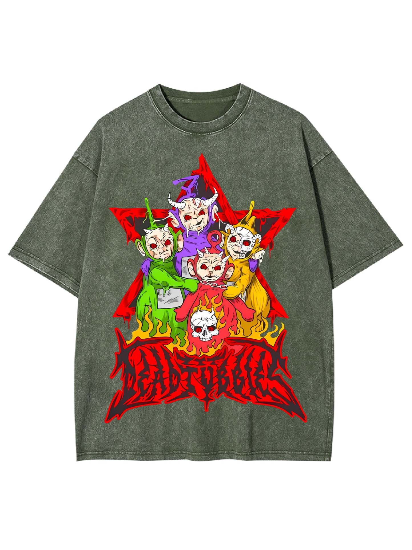 Dead Troubles Washed Tshirt