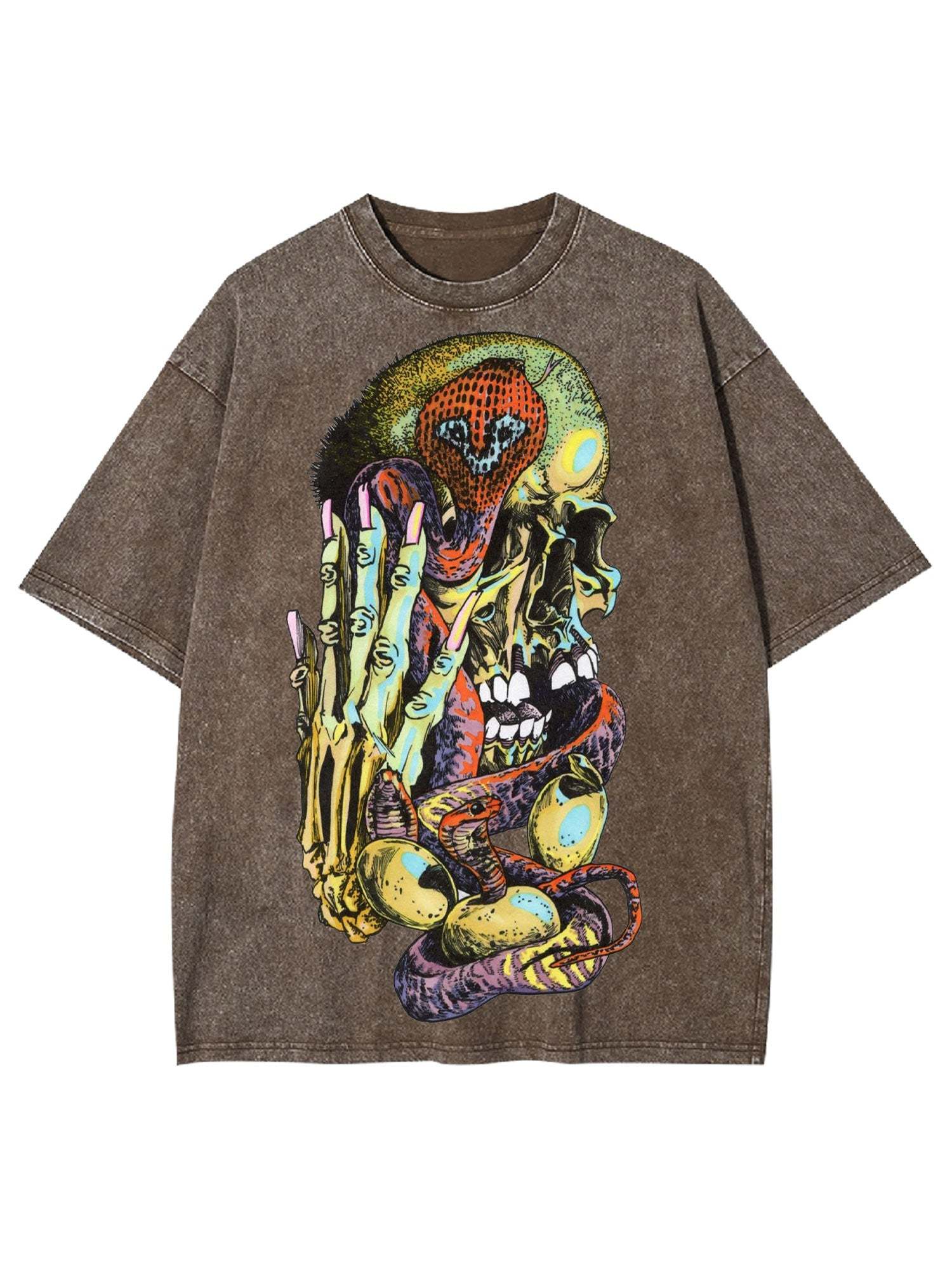 Bones And Snakes Washed Tshirt