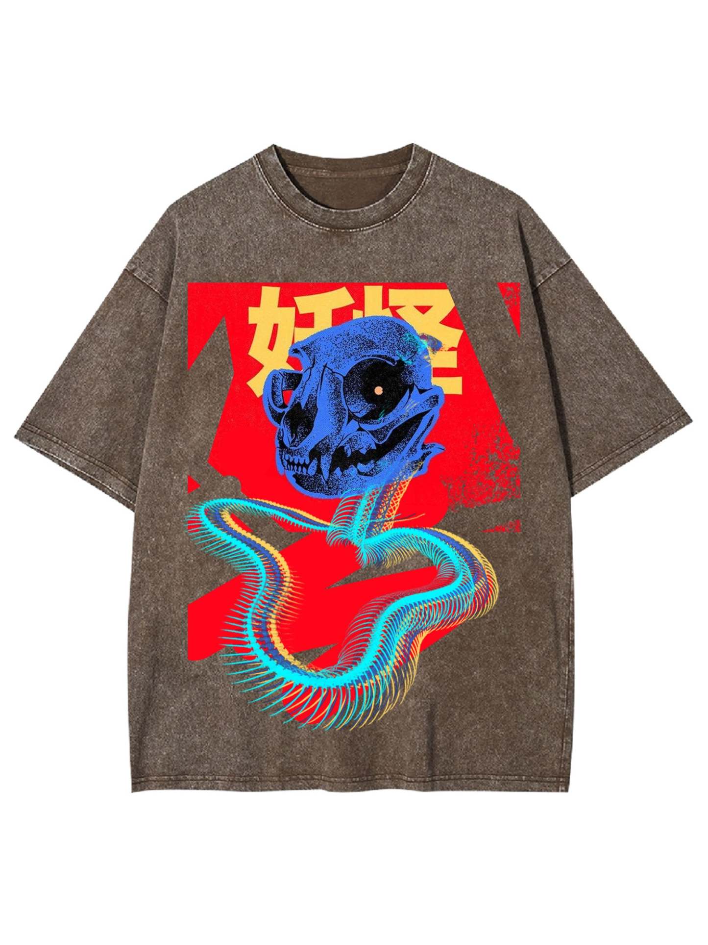 Monster Washed Tshirt-ClassyOutlaw Sale