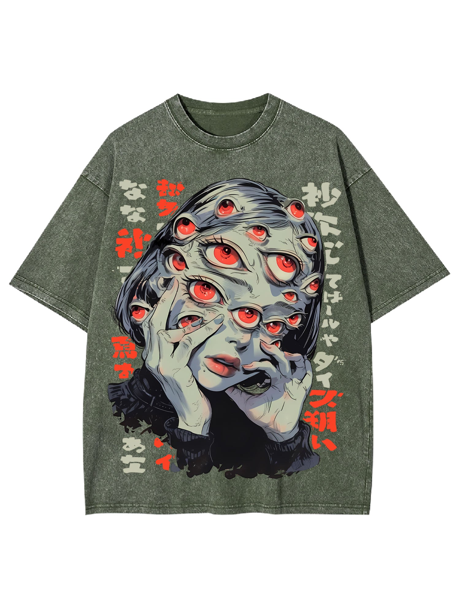 Thousand Eyes Gaze Washed Tshirt
