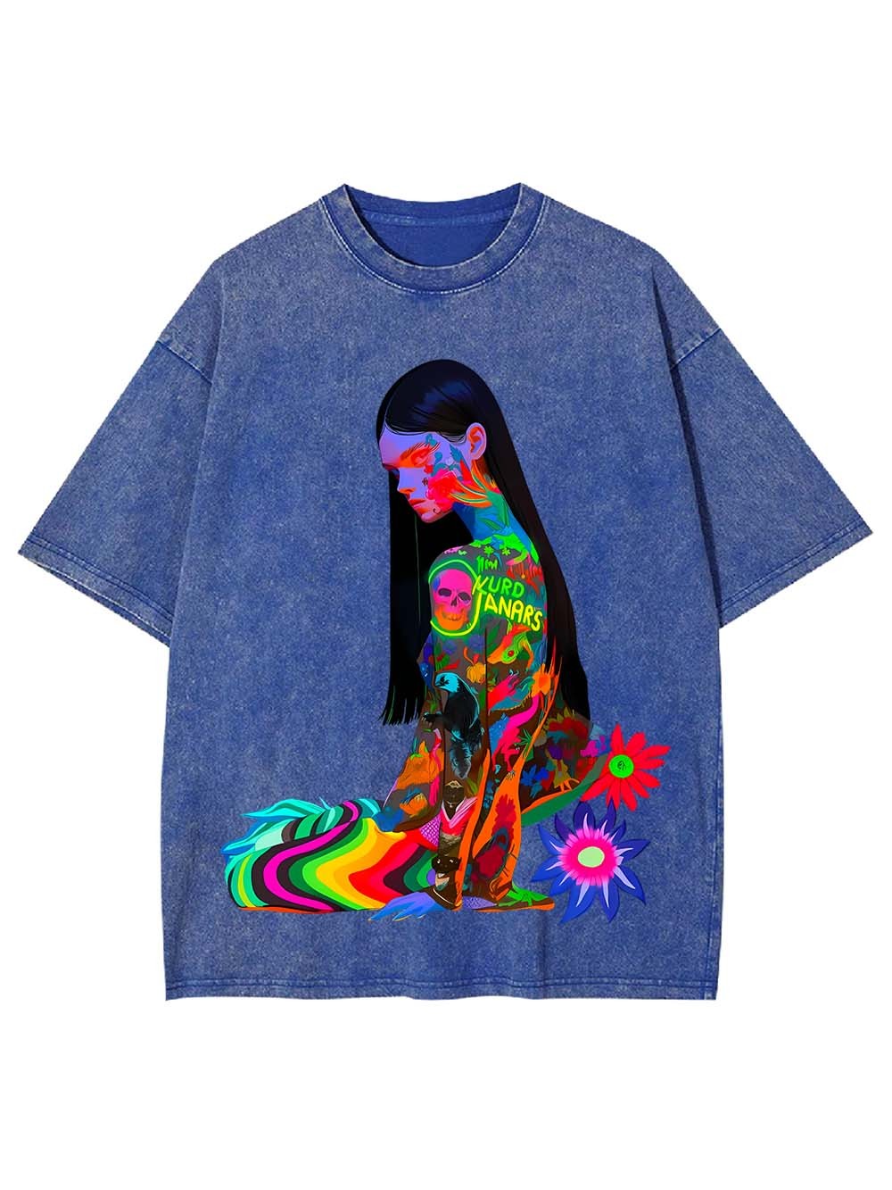 Vibrant Psyche Washed Tshirt