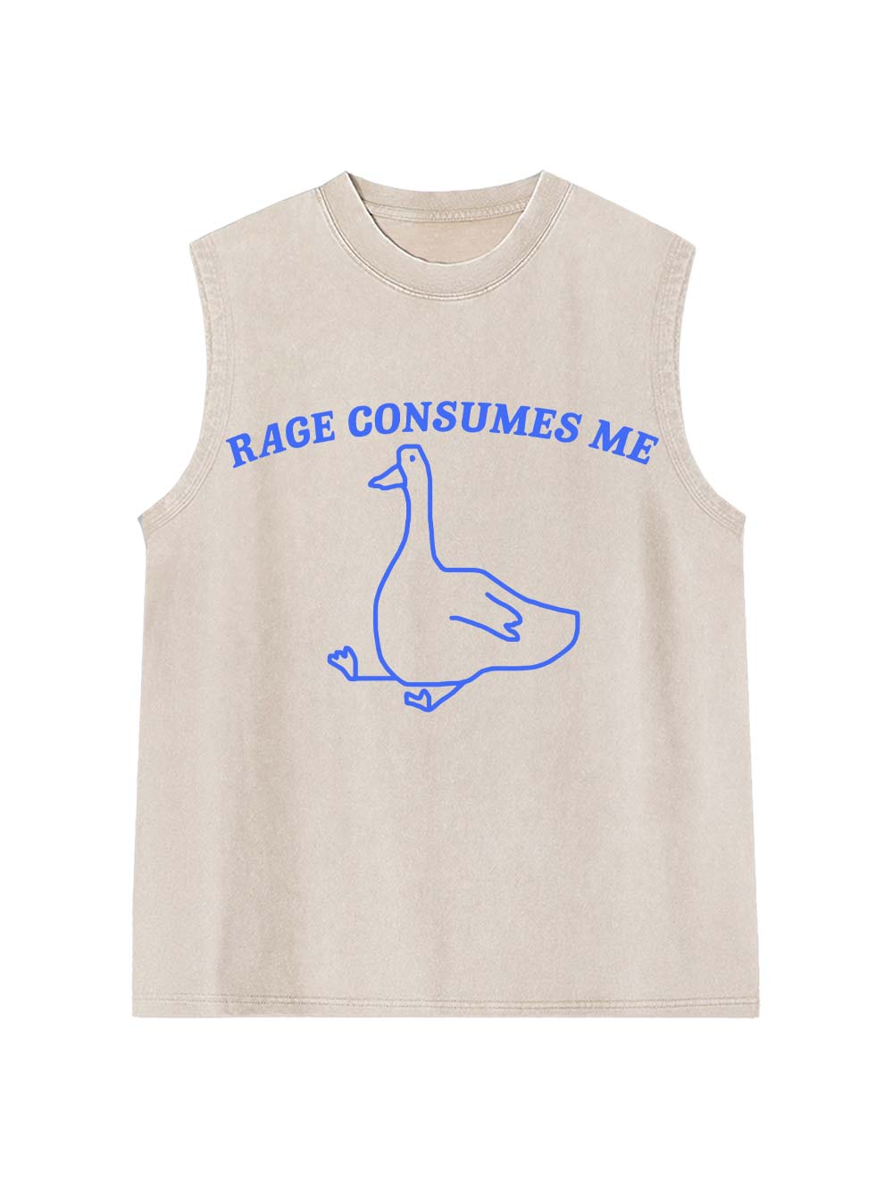 Rage Consumes Me Washed Tank Top