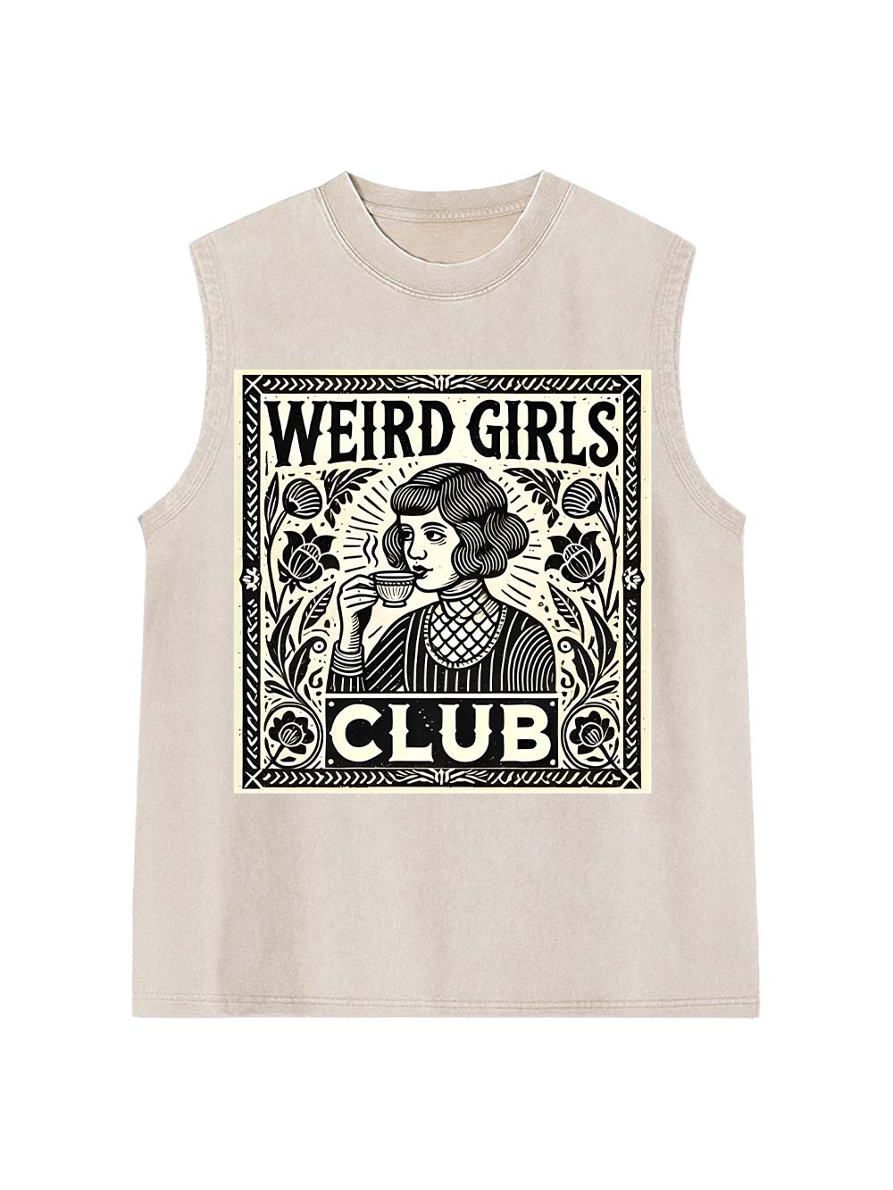 Weird Girls Club Washed Tank Top