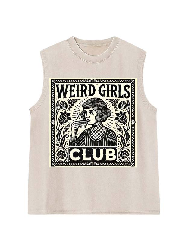 Weird Girls Club Washed Tank Top