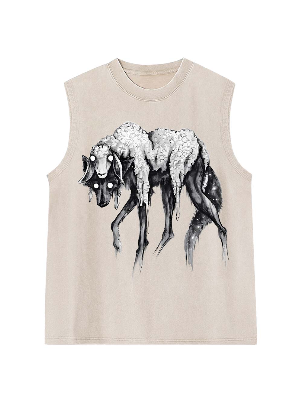 Among Sheep Washed Tank Top