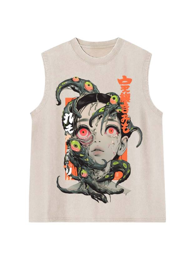 Dark Awakening Washed Tank Top