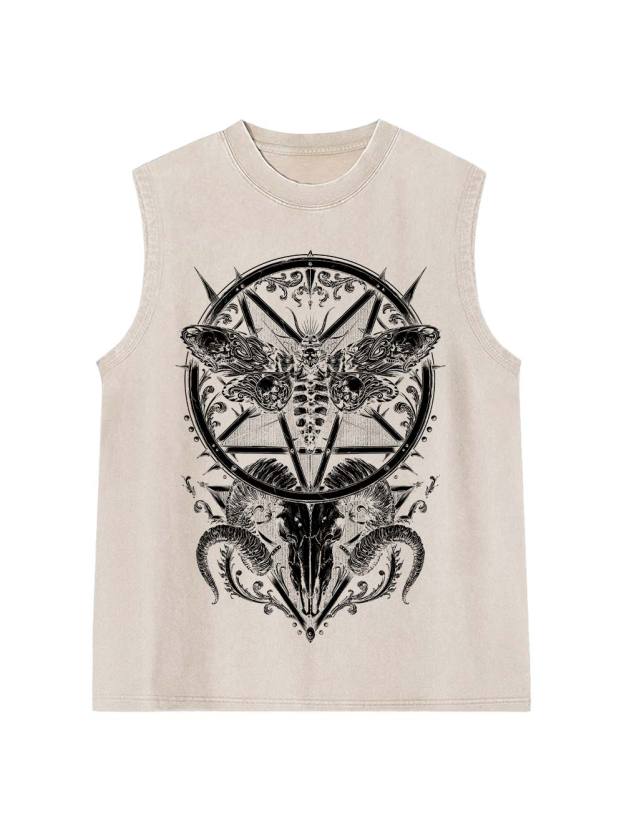 War Goat Washed Tank Top