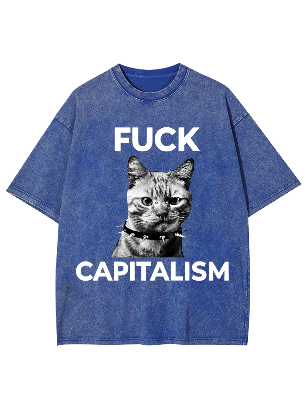 Rebel Cat Washed Tshirt