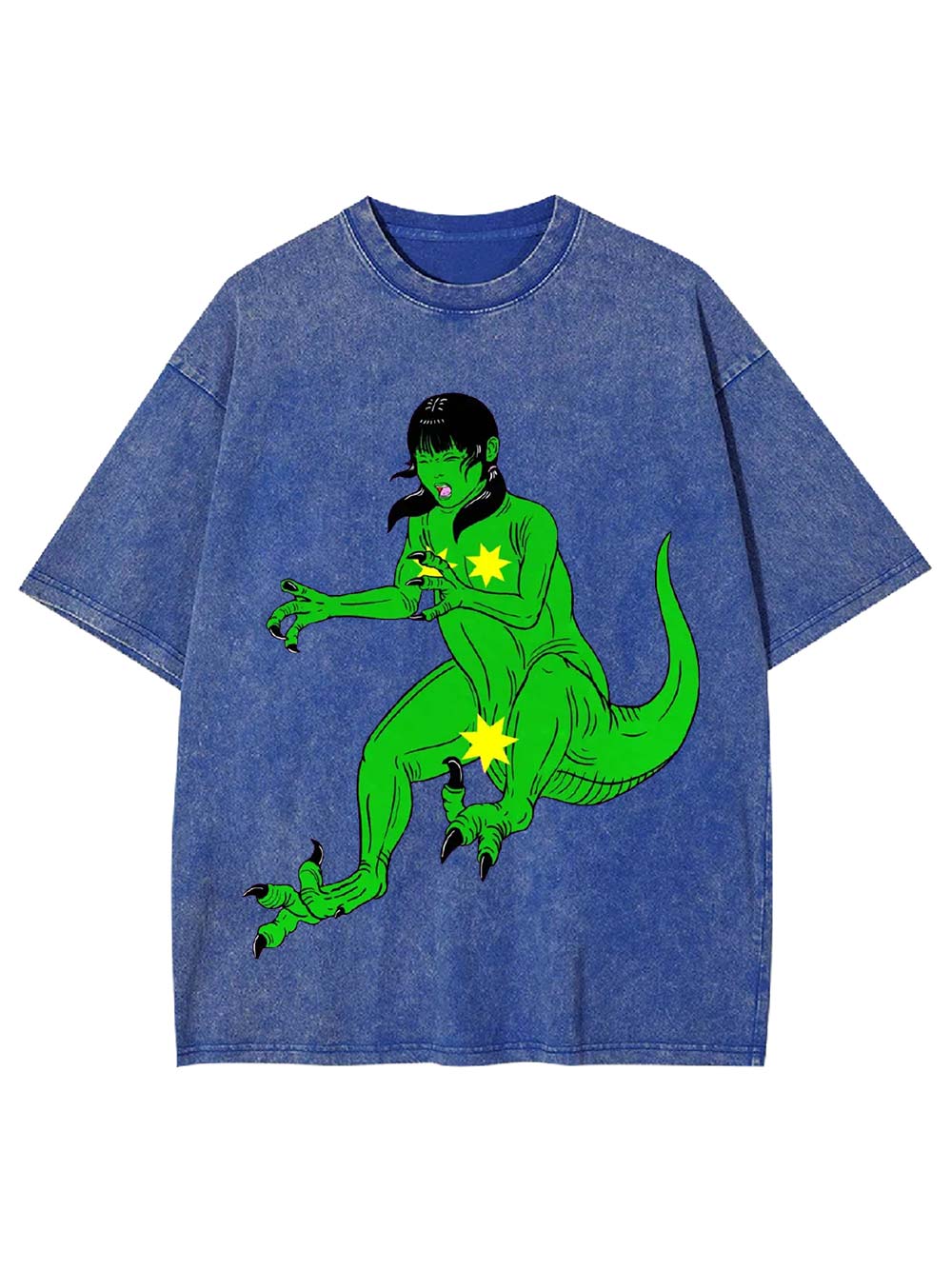 Reptilian Transformation Washed Tshirt