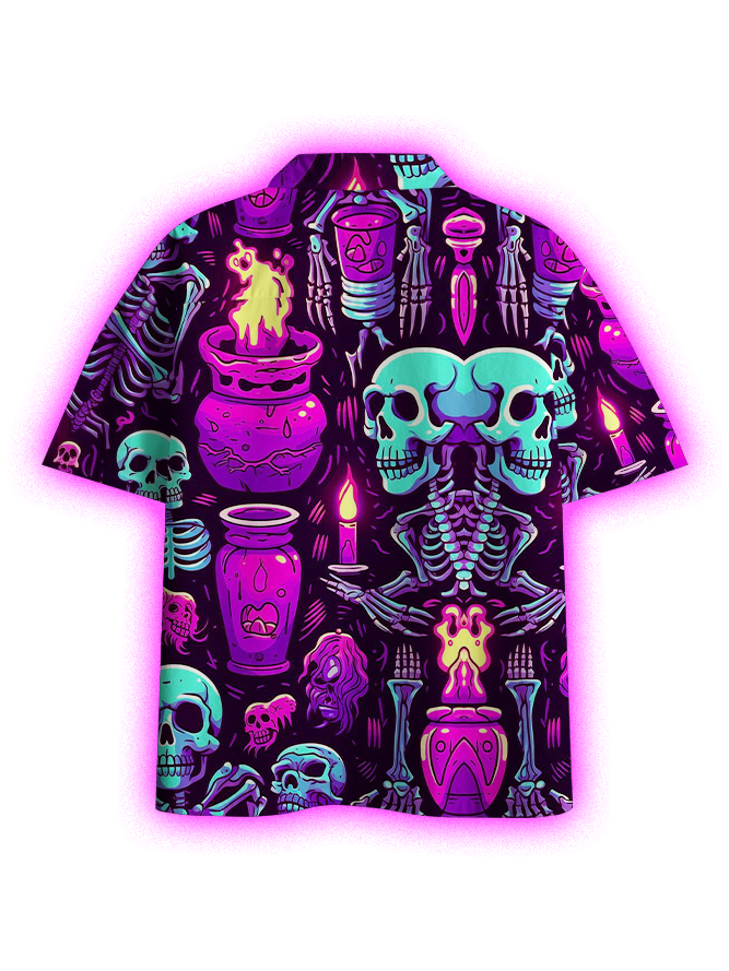 Dark Ritual Button Up Pocket Shirt