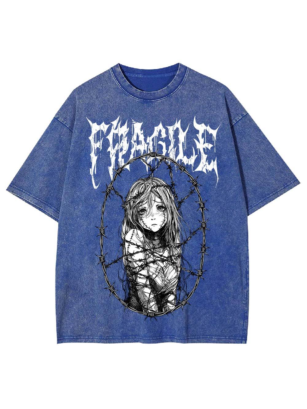 Fragile Boundaries Washed Tshirt