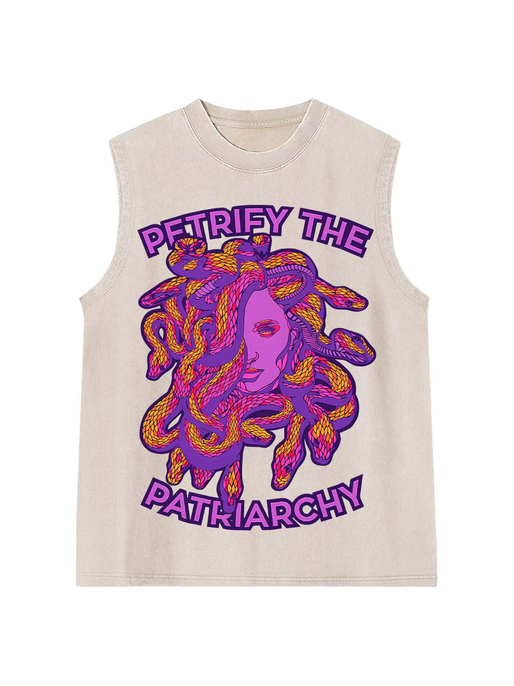 Petrify The Patriarchy  Washed Tank Top