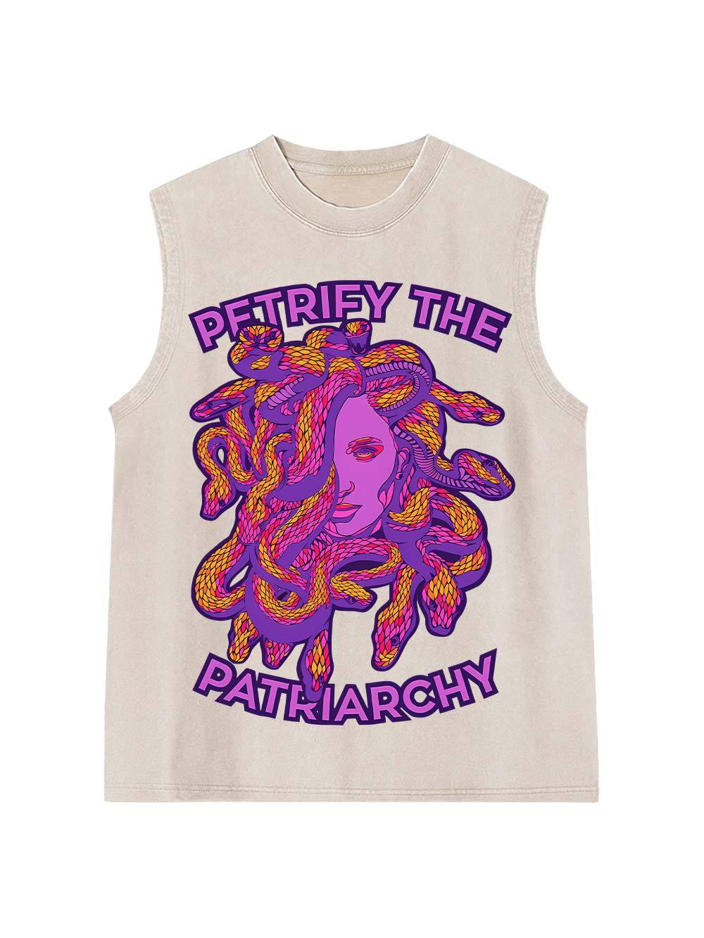 Petrify The Patriarchy  Washed Tank Top