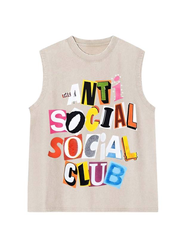 Anti Social Social Club Washed Tank Top