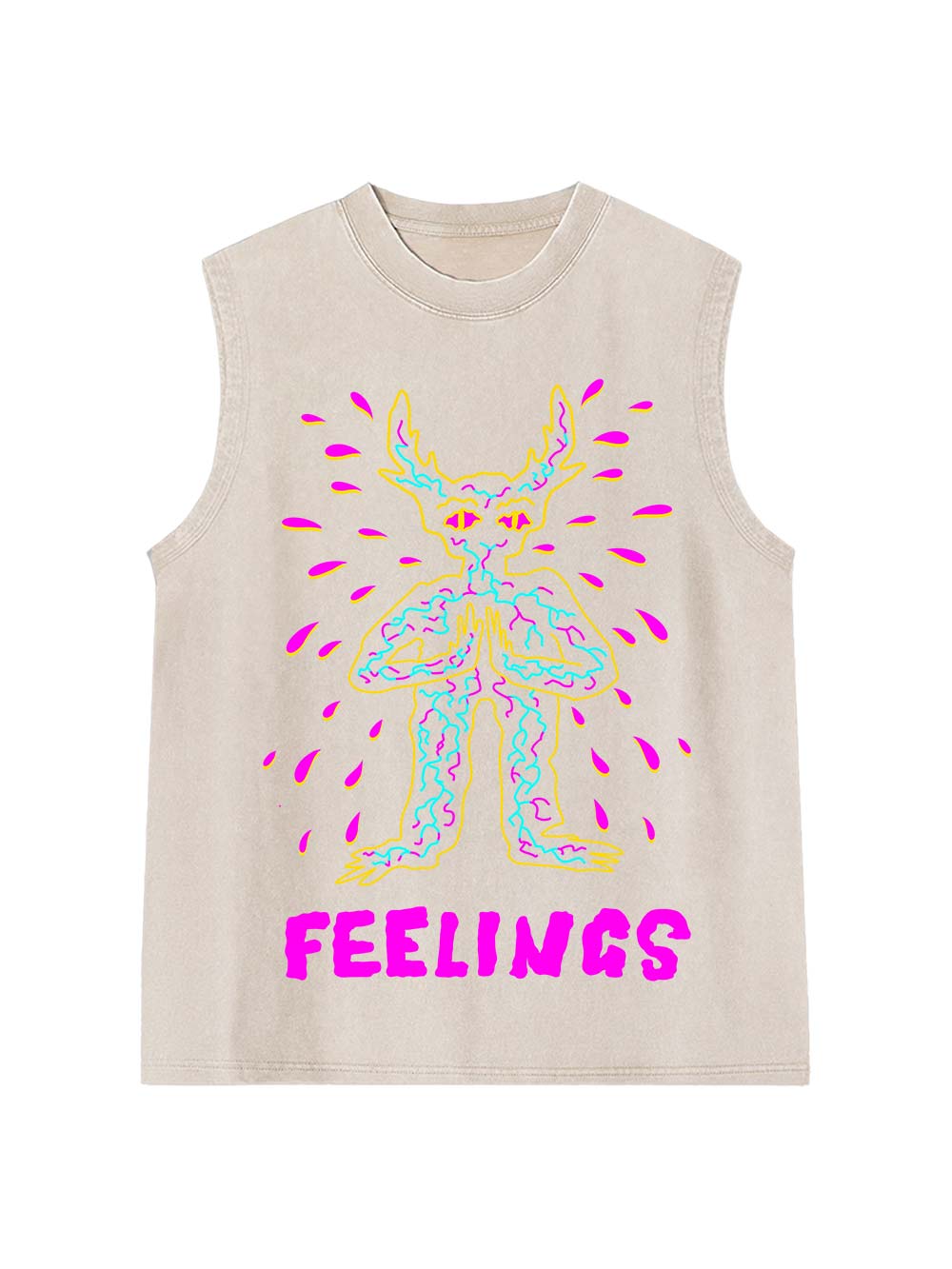 Feelings Washed Tank Top