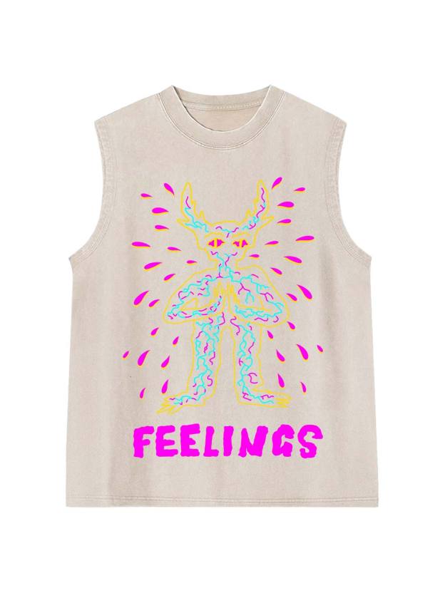 Feelings Washed Tank Top