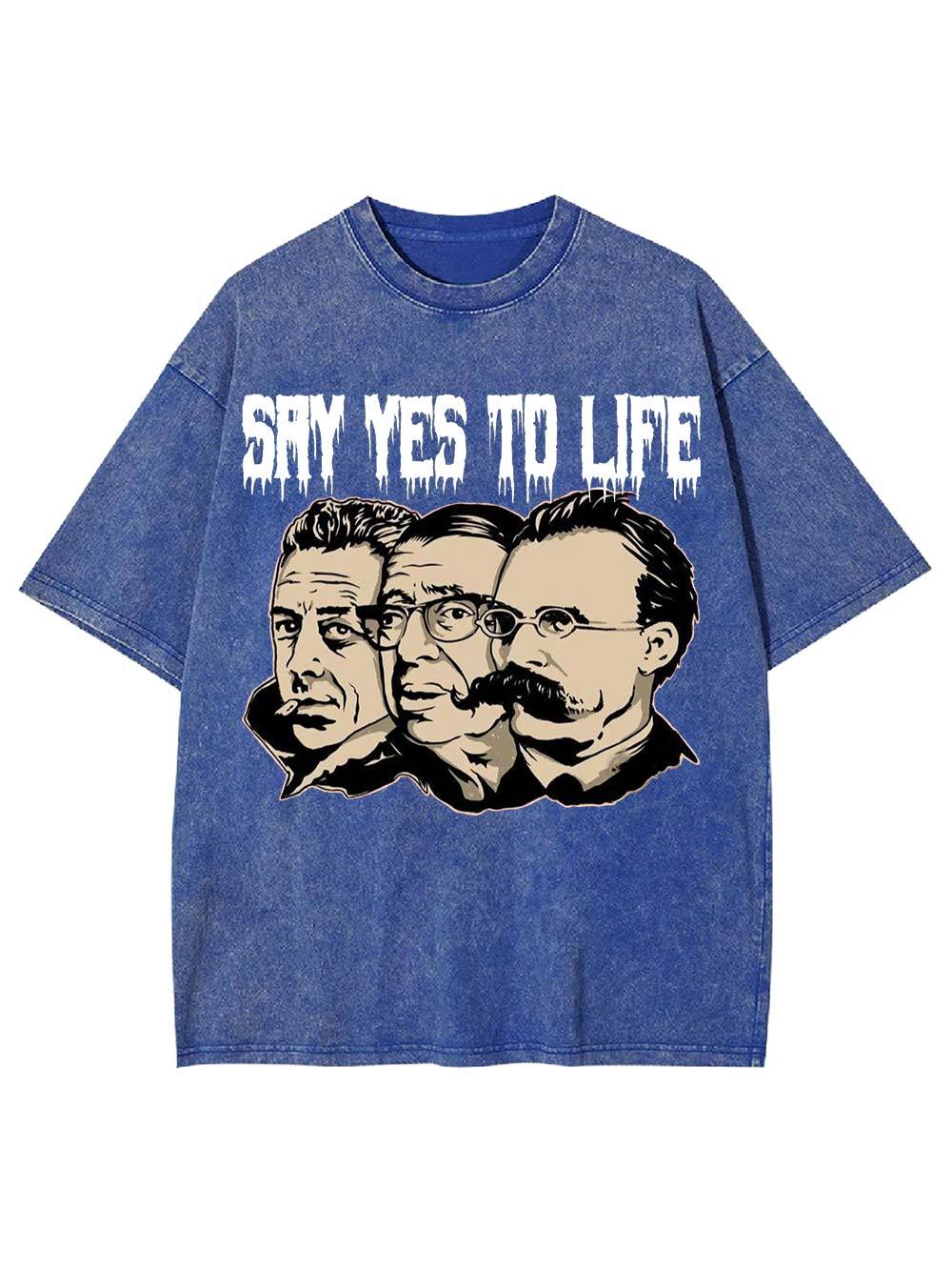 Say Yes to Life Washed Tshirt