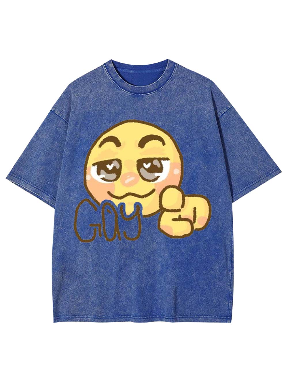 Playful Expression Washed Tshirt