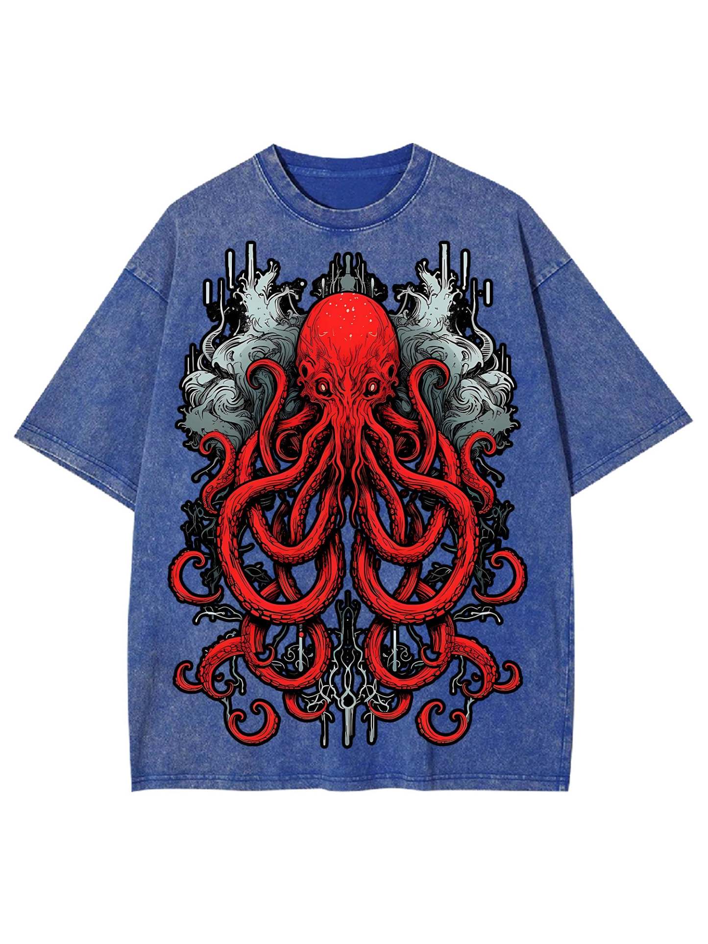 Abyssal Sea Monster Washed Tshirt