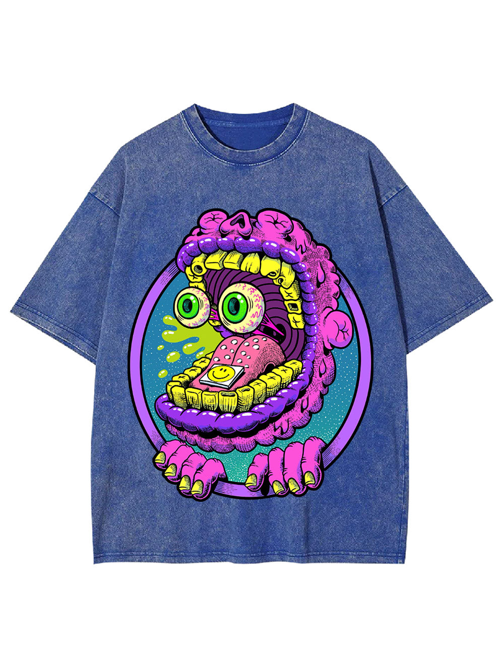 Monster Mouth Madness Washed Tshirt