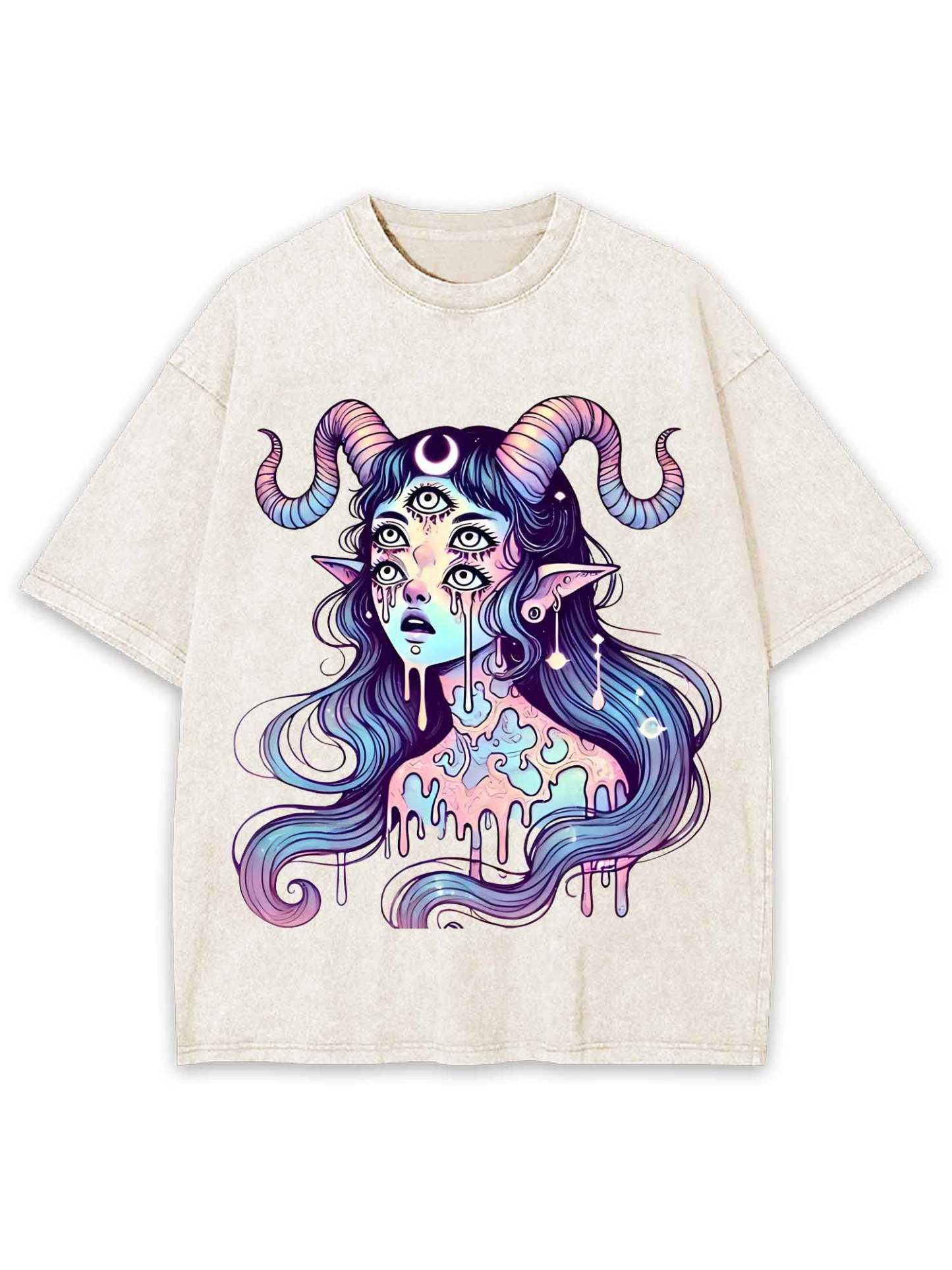 Mystic Melting Siren Washed Tshirt
