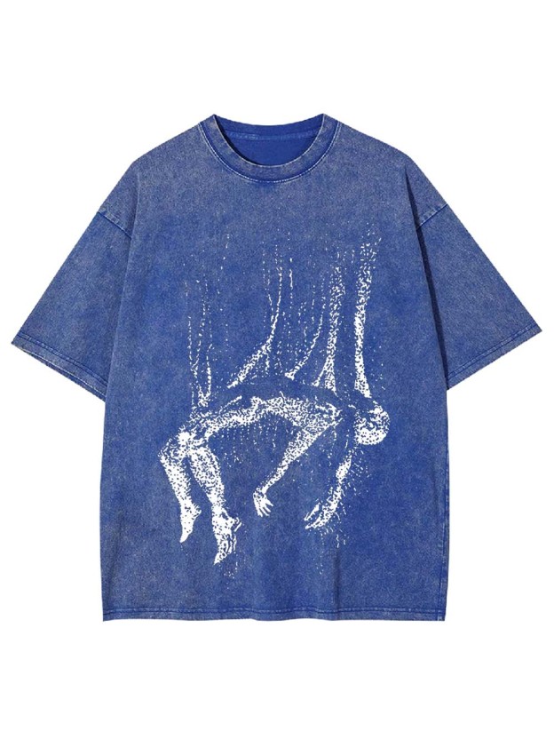 Falling Into Void Washed Tshirt