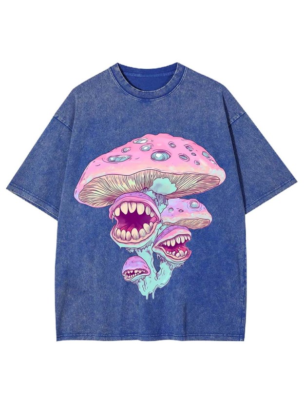 Monster Mushrooms Washed Tshirt
