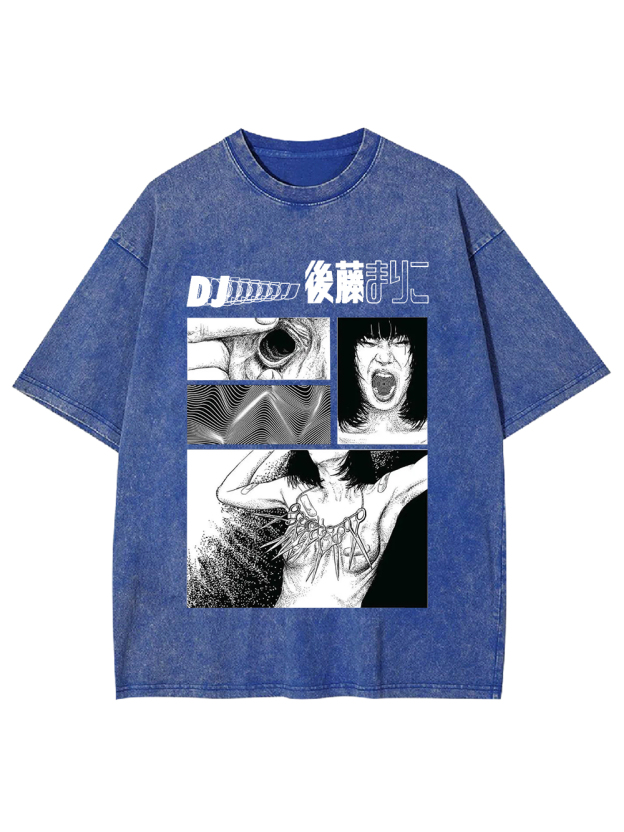 DJ of Distorted Realities Washed Tshirt