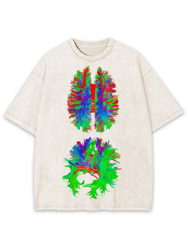 Thermal Imaging Brain Washed Tshirt