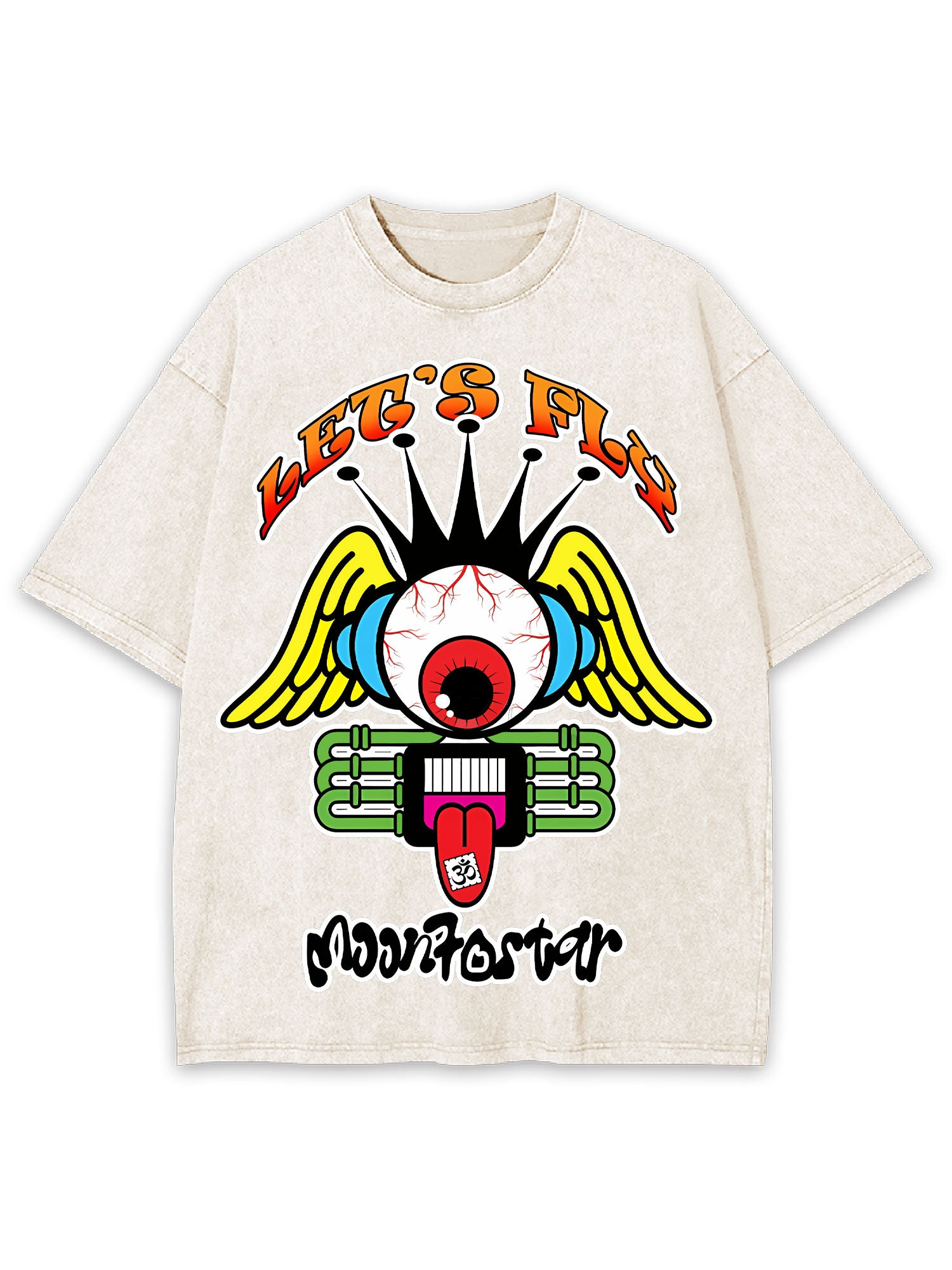 Let's Fly Washed Tshirt