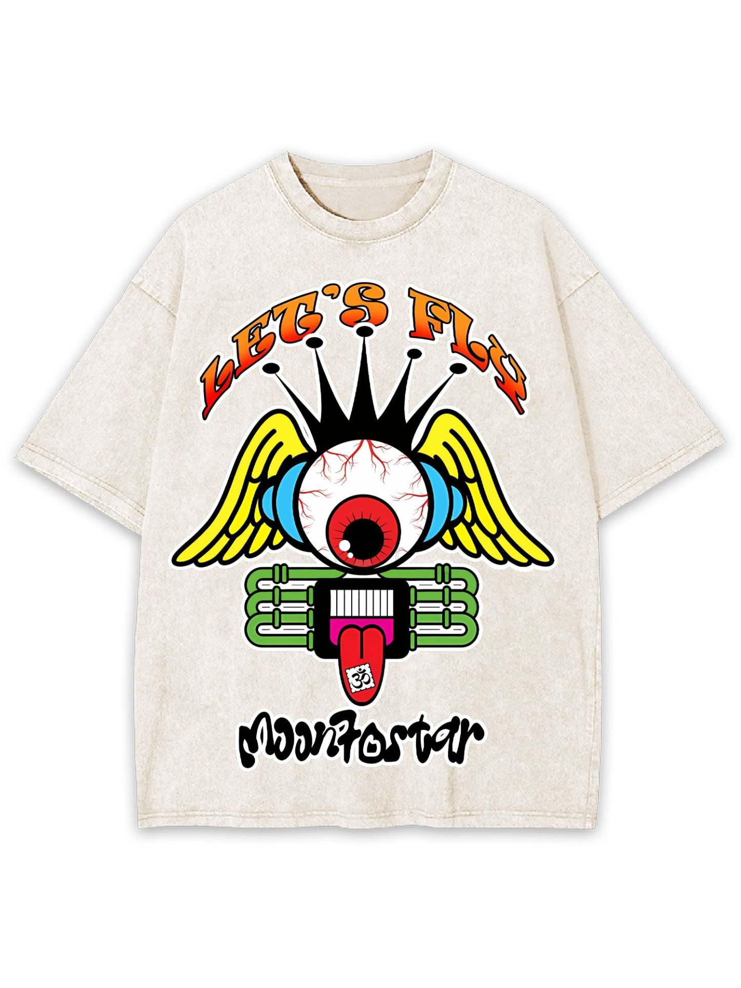 Let's Fly Washed Tshirt