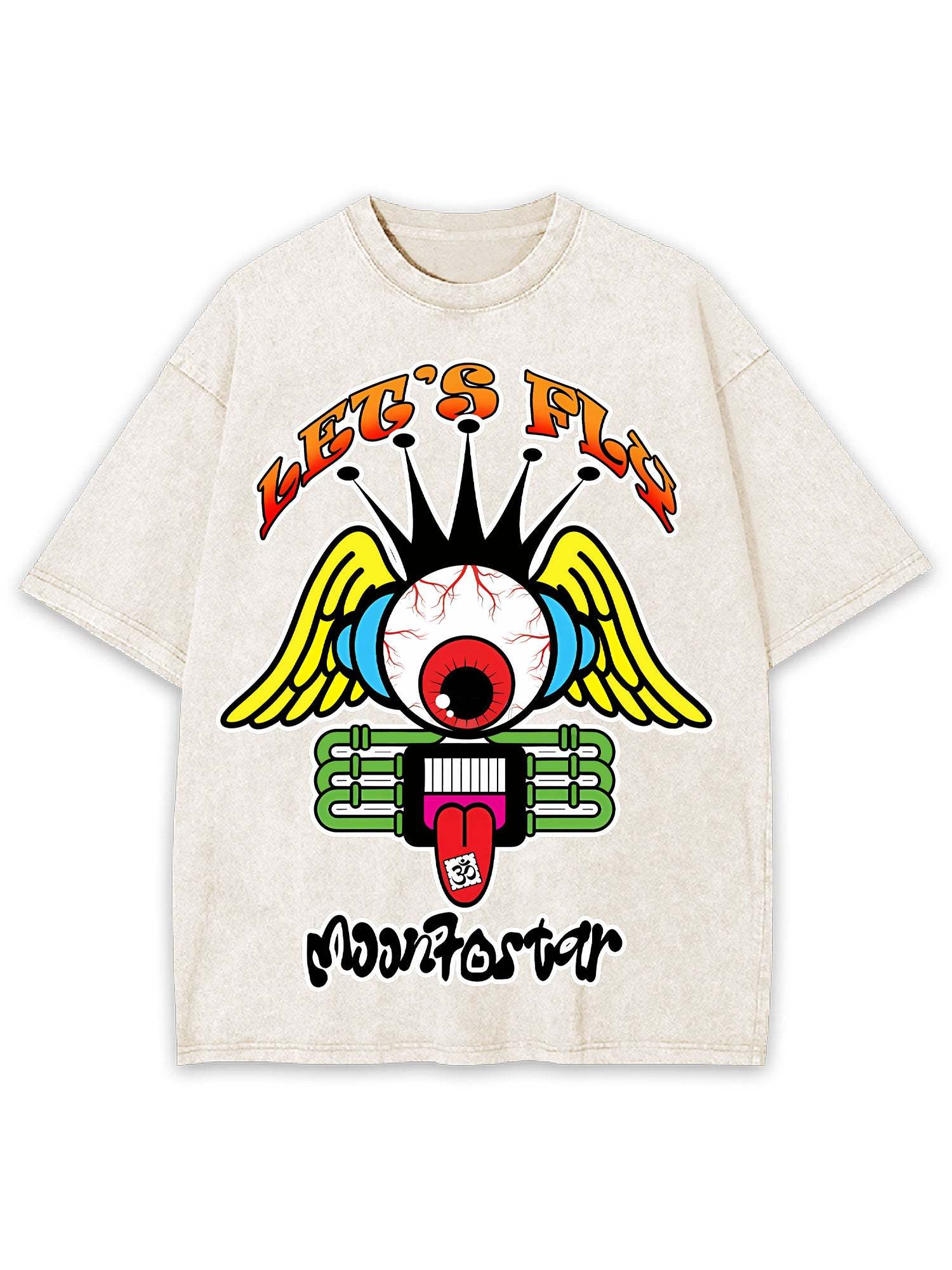 Let's Fly Washed Tshirt