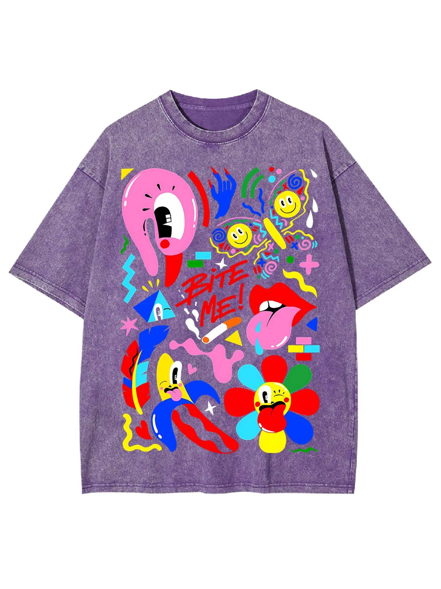 Bite Me Washed Tshirt