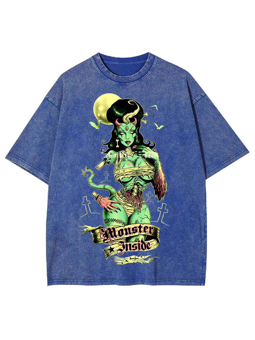 Monster Inside Washed Tshirt