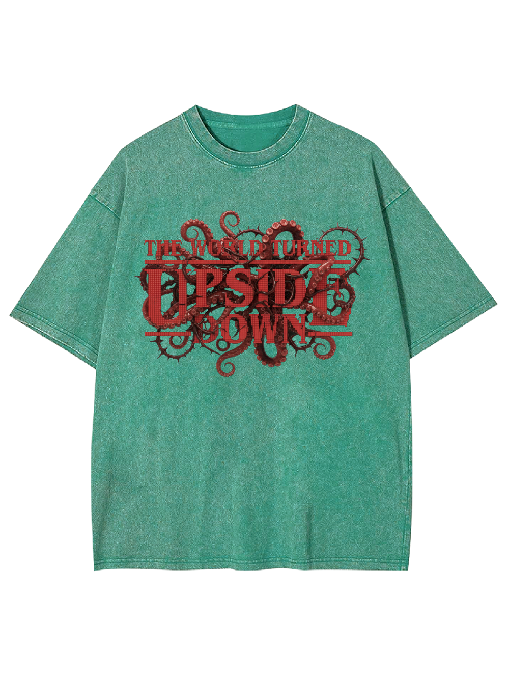 The World Turned Upside Down Washed Tshirt