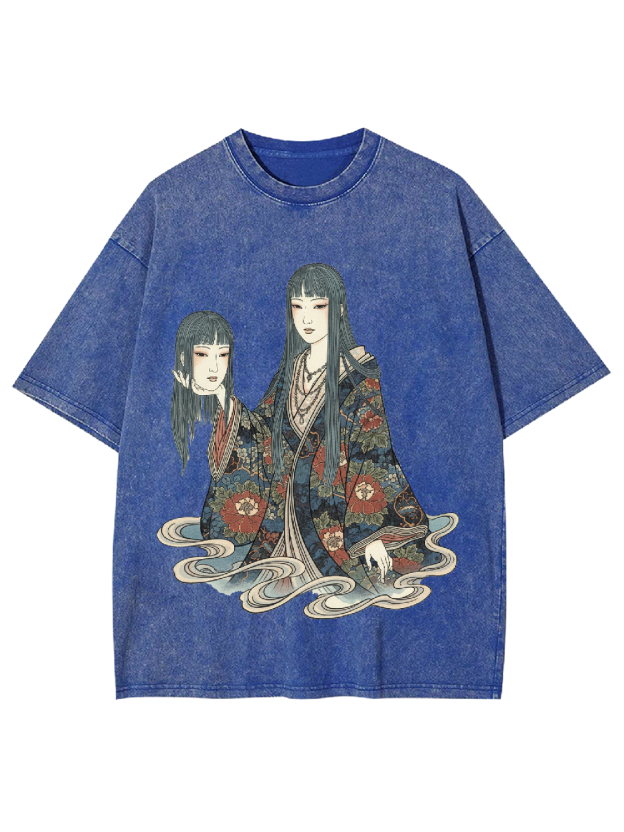 Dual-Faced Phantom Washed Tshirt