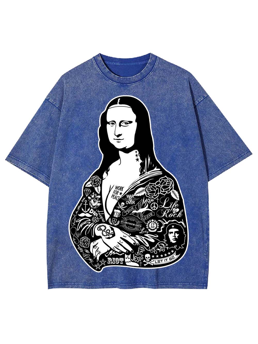 Peace and Faith Washed Tshirt