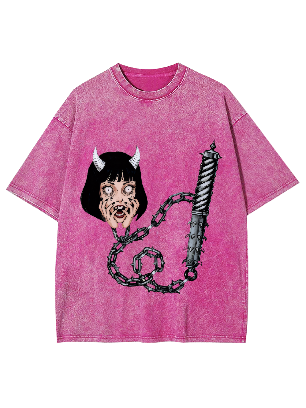 Frightened Demon Washed Tshirt