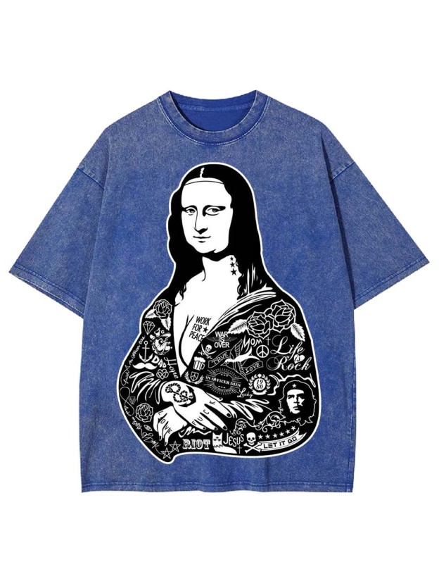 Peace and Faith Washed Tshirt